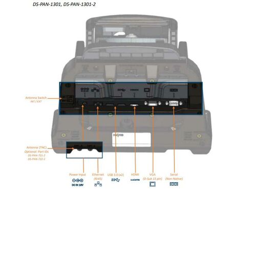 Havis FZ-G1 Toughbook G2 Vehicle Docking Station - DS-PAN-721-2