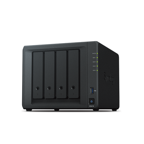 Synology DiskStation 4-Bay 3.5" Quad-Core 1.4GHz - DS418-NQR