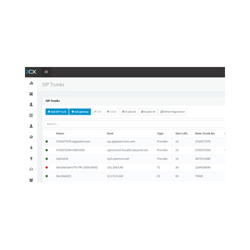 3CX 256SC Enterprise Edition Annual License - 3CXPSENT-12M256