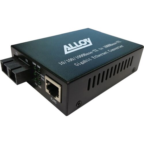 Alloy Single Mode Gigabit Fibre SC Media Converter - AC1000SC.10