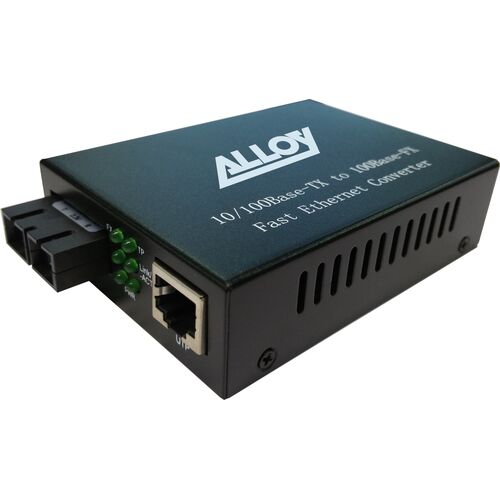 Alloy Single Mode Fibre Media Converter - AC100SC.20