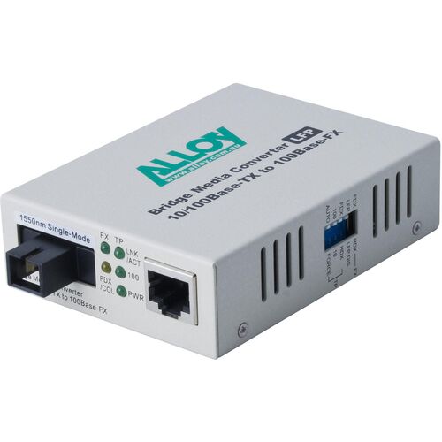 Alloy 100Mbps Rackmount Media Converter - FCR200S5.100