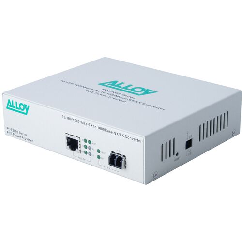 Alloy POE PSE Gigabit Ethernet Media Converter - POE2000LC.10